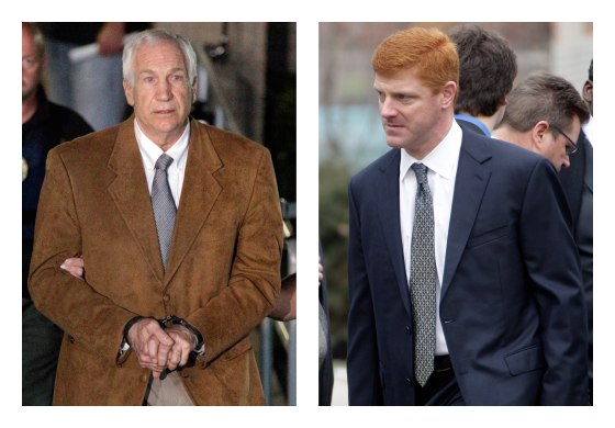 Image: Jerry Sandusky and Mike McQueary in 2012