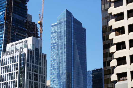 Image: The Millennium Tower is pictured in San Francisco, California