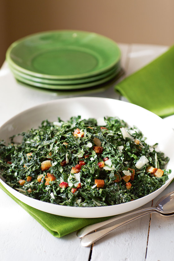 Ina Garten's Kale Salad With Pancetta And Pecorino Recipe