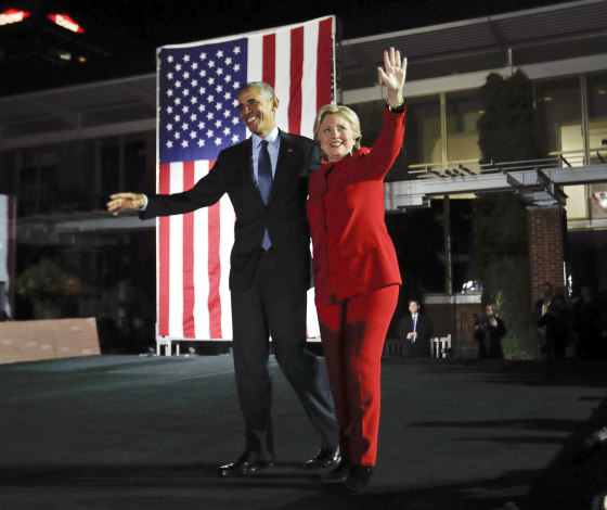 Image: Barack Obama, Hillary Clinton