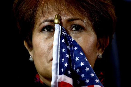 Image: Democratic Presidential Nominee Hillary Clinton Holds Election Night Event In New York City