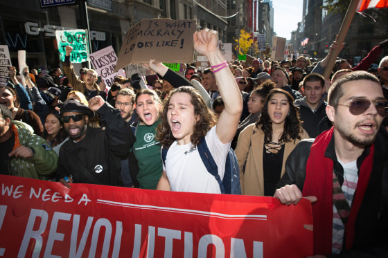 Image: Trump protest in New York