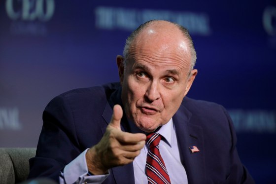 Image: Rudy Giuliani, vice chairman of the Trump Presidential Transition Team, speaks in Washington.