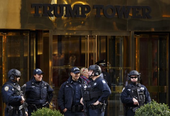 Image: Security at Trump Tower