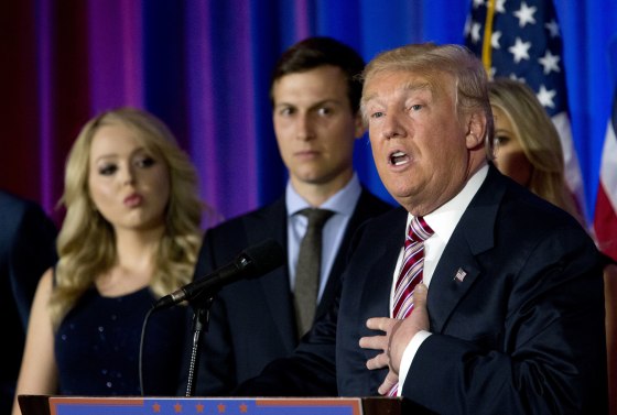 Donald Trump, Tiffany Trump, Jared Kushner