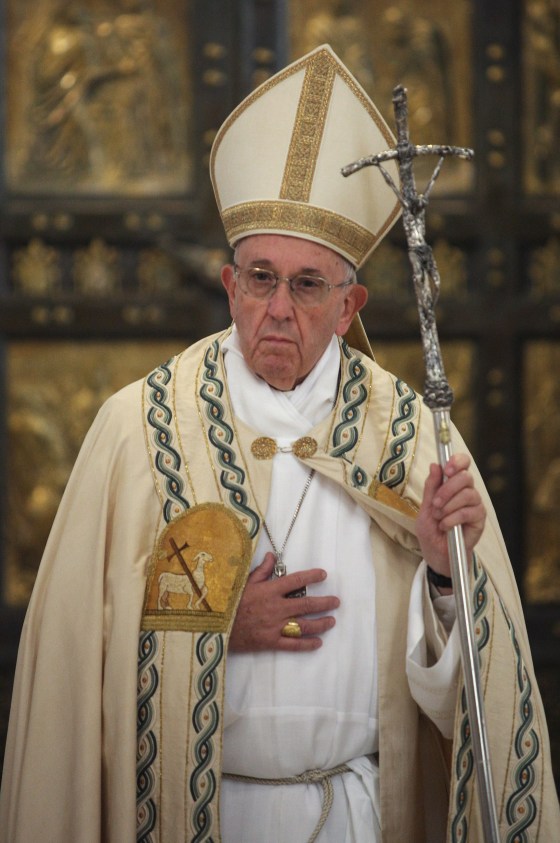 Image: Closing of the Holy Door at St. Peter's Basilica, Rome, Sunday.