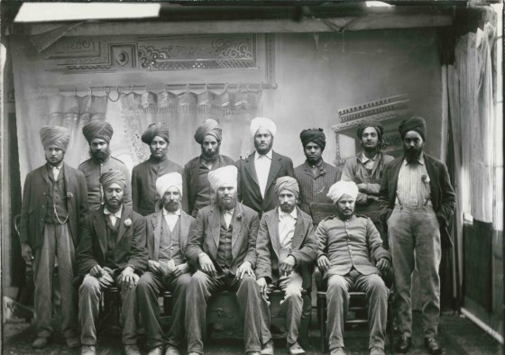 Sikh pioneers in California, circa 1910.