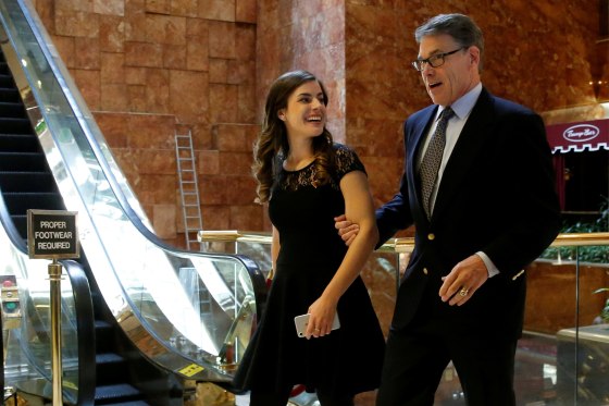 Image: Former Texas Governor Rick Perry arrives to meet with U.S. President-elect Donald Trump at Trump Tower in Manhattan, New York