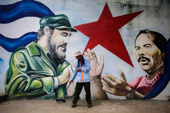 Image: TOPSHOT-NICARAGUA-CUBA-CASTRO-DECEASE