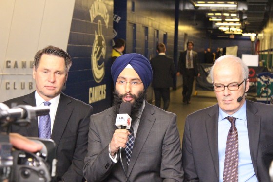 Harnarayan Singh, the first Sikh to broadcast a sporting event in English.