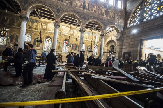 Image: EGYPT-BOMB-UNREST-BLAST-RELIGION