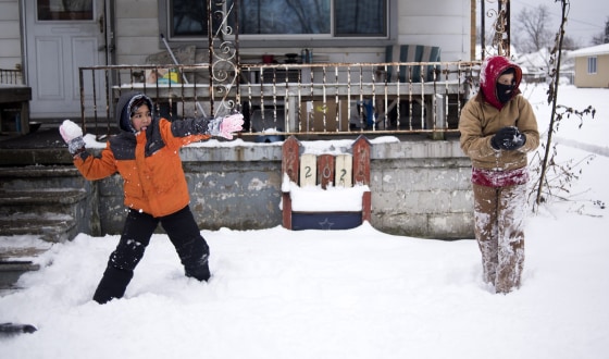 Image: Snow in Flint, Michigan