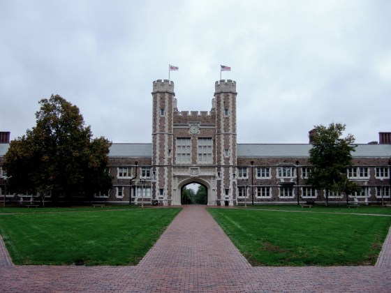 Image: Brookings Hall, one of the symbols of Washington University in St. Louis.