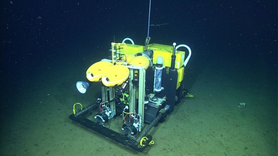 The rover was on the seafloor for 367 days, a world record mission length, before being recovered for maintenance.