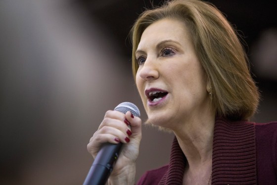 Image: GOP Presidential Candidates Ben Carson And Carly Fiorina Attend BBQ In Iowa