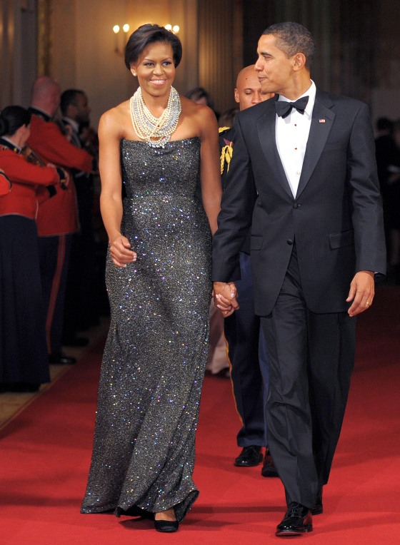 Michelle obama 2024 inauguration dress 2008