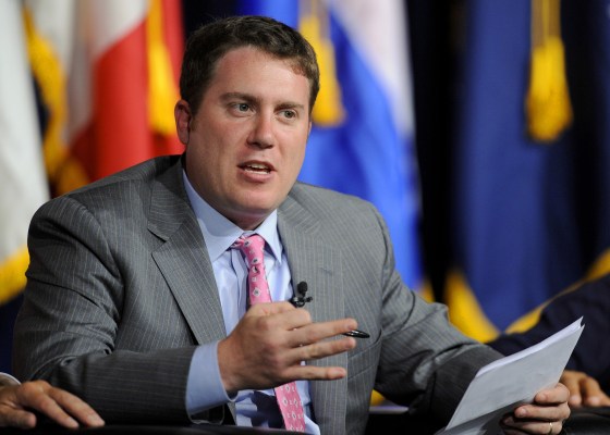 Image: BuzzFeed Editor-in-Chief Ben Smith is seen at the University of Southern California's Schwarzenegger Institute for State and Global Policy Inaugural Symposium in Los Angeles, California on Sept. 24, 2012.