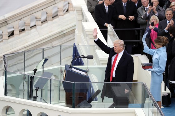 Image: Donald Trump Is Sworn In As 45th President Of The United States