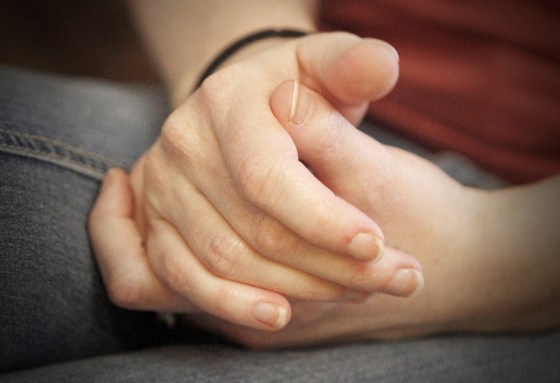 Image: Holly Smith, 33 years old when this photo was taken in 2011, talks about her experiences as a child caught up in a sex trafficking ring during.