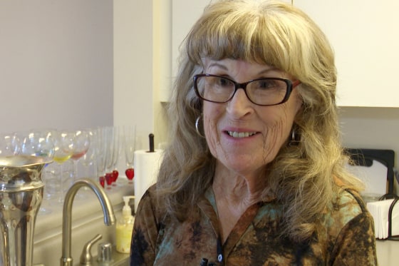 Image: Gayle McCormick poses during interview in this still photo taken from video, inside her new apartment in Bellingham
