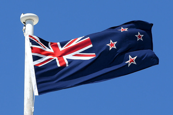 New Zealand Flags Hoisted In Wellington