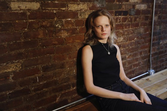Image: Model Hanne Gaby Odiele poses for a portrait in New York