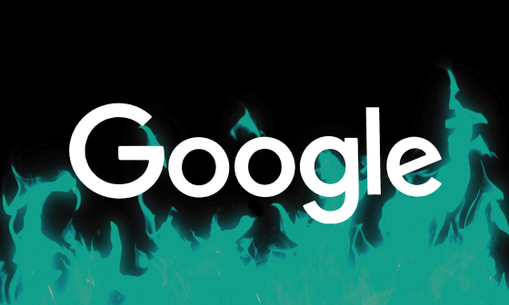 Google Burning man logo.