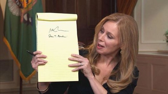 The new signature on all U.S. currency will be Steven Mnuchin's — and it won't be as illegible as his usual autograph.