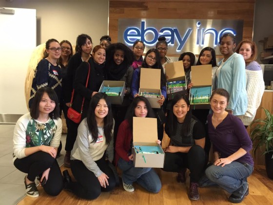 Fawn Qiu at a following one of her workshops at eBay.