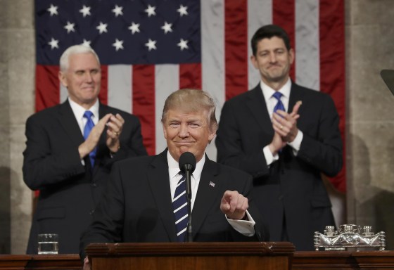 Image: Trump addresses a joint session of Congress