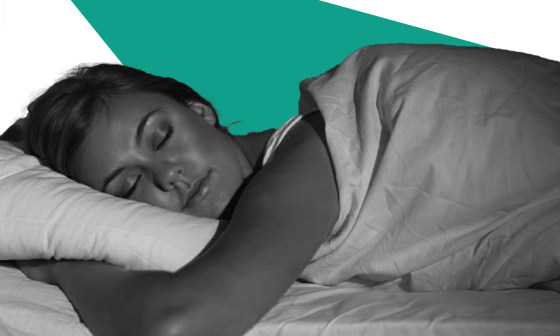 Image: Woman sleeping