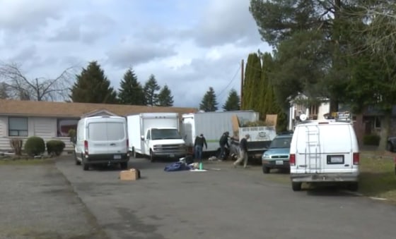 The property where a Sikh man was shot in a possible hate crime is seen in this screengrab from NBC affiliate KING5.