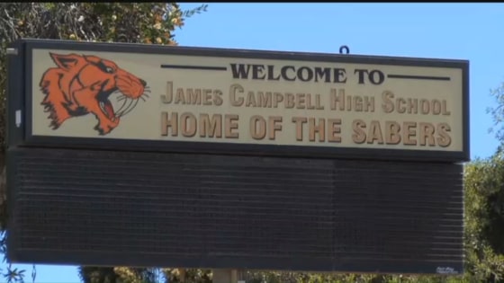A teacher at Campbell High School in Ewa Beach, Hawaii, said in an email that he would not teach students in the U.S. "illegally."