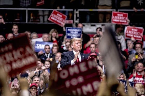 Image: President Trump Holds Rally In Nashville, Tennessee