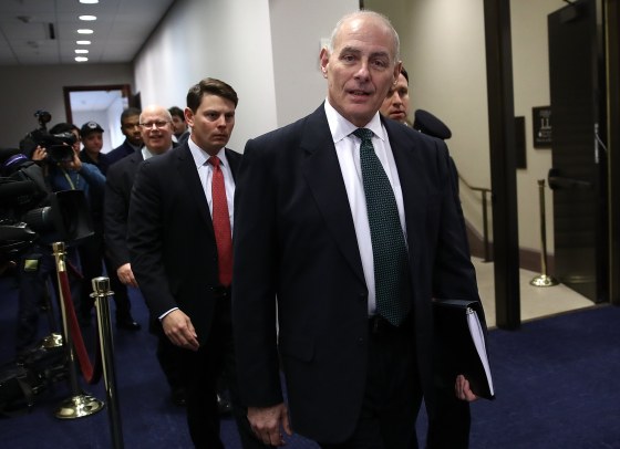 Image: Homeland Security Secretary Kelly Holds Meeting With Members Of Congress