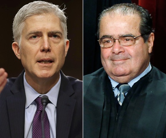 Image: Gorsuch, Scalia