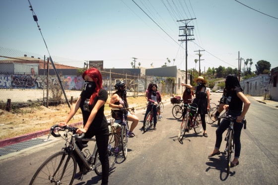 The Ovarian Psycos Bicycle Brigade of East L.A.