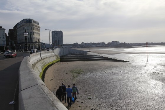 Image: The seafront in Margate, England