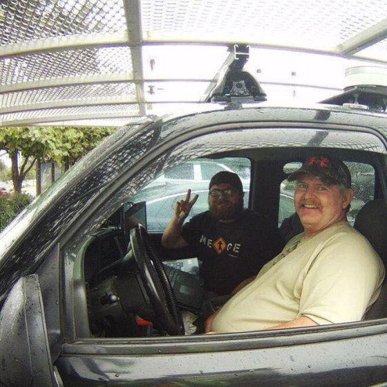 In an undated photo provided by Billy Wade, Wade appears along side Kelley Williamson. Williamson was killed along with Randall Delane Yarnall, and Corbin Lee Jaeger, in a two-vehicle crash near Spur, Texas.