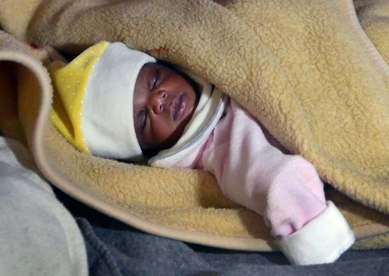 Image: Rescued baby