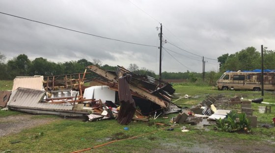 IMAGE: Louisiana tornado damage
