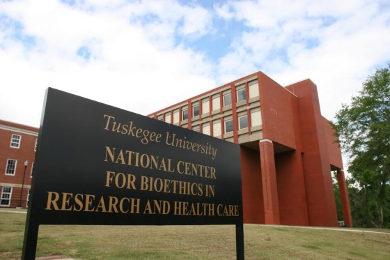 Tuskegee University's National Bioethics Center In Research and Health Care.