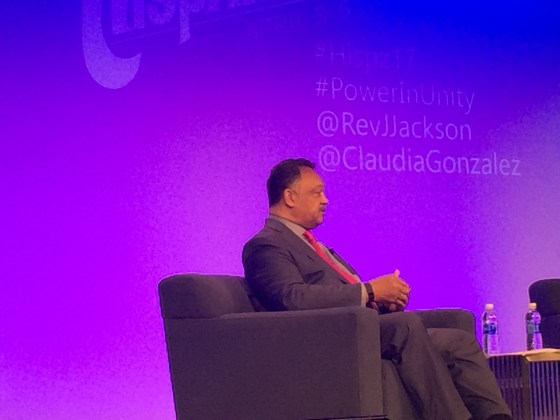 The Rev. Jesse Jackson speaks at Hispanicize on April 4, 2017.