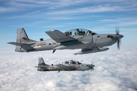 Embraer's A-29 Super Tocano aircraft