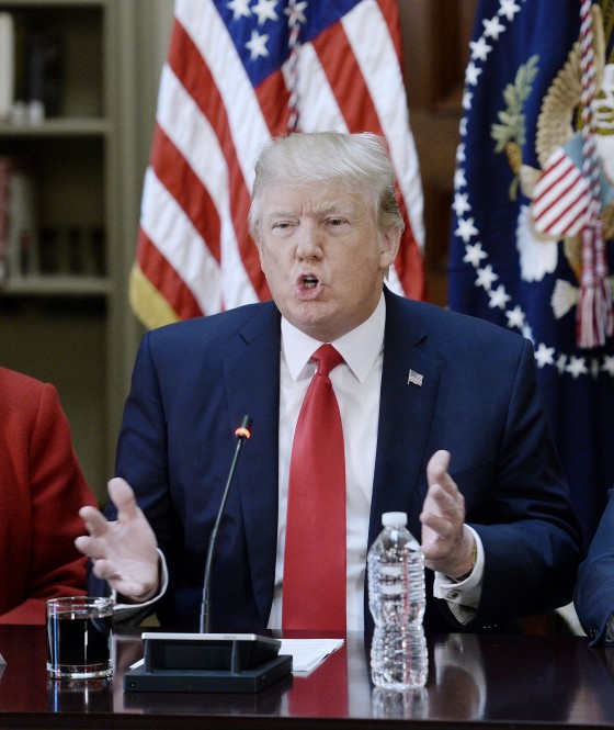 Image: President Donald Trump Leads A Strategic And Policy CEO Discussion