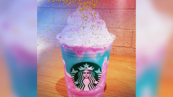 Image: Starbucks unicorn frappucino