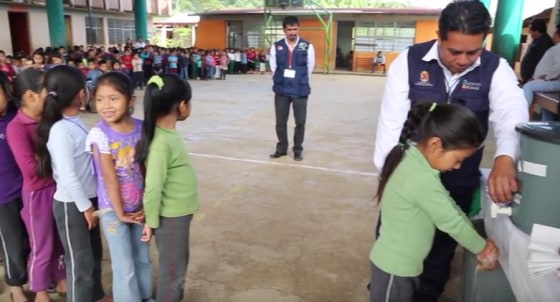 An image from PAHO's video on trachoma.