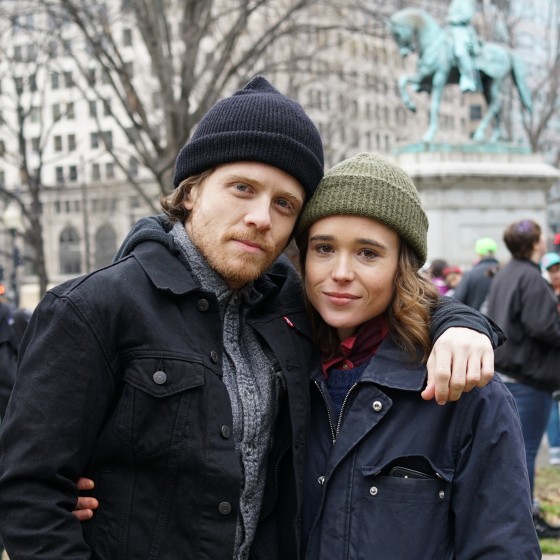 "Gaycation" hosts Ian Daniel and Ellen Page.