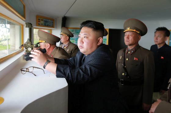 Image: Kim Jong Un inspects his forces.