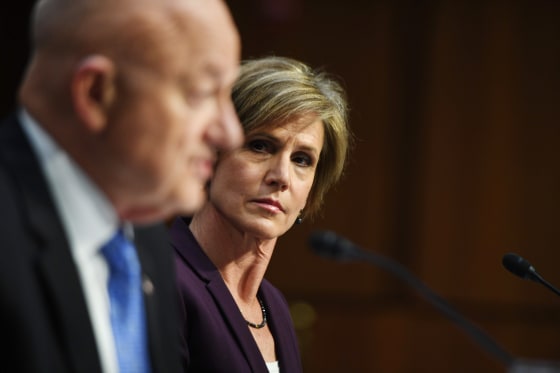 Image: Yates and Clapper testify before the U.S. Senate Judiciary Committee on Capitol Hill